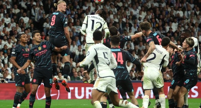 Real Madrid and Manchester City play out a thrilling 3-3 draw in a Champions League quarter-final clash in Bernabeu stadium on Tuesday.