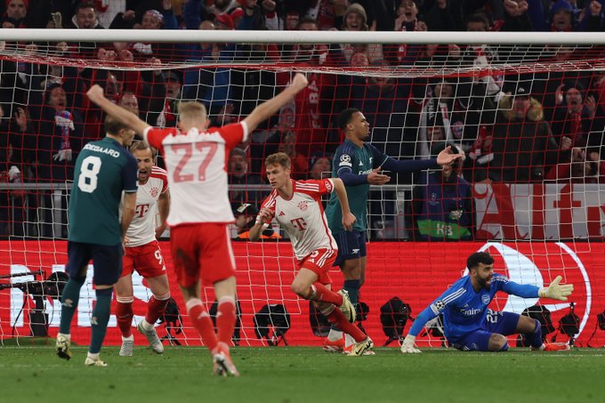 Bayern knocks out Arsenal from Champions League to reach semi-finals