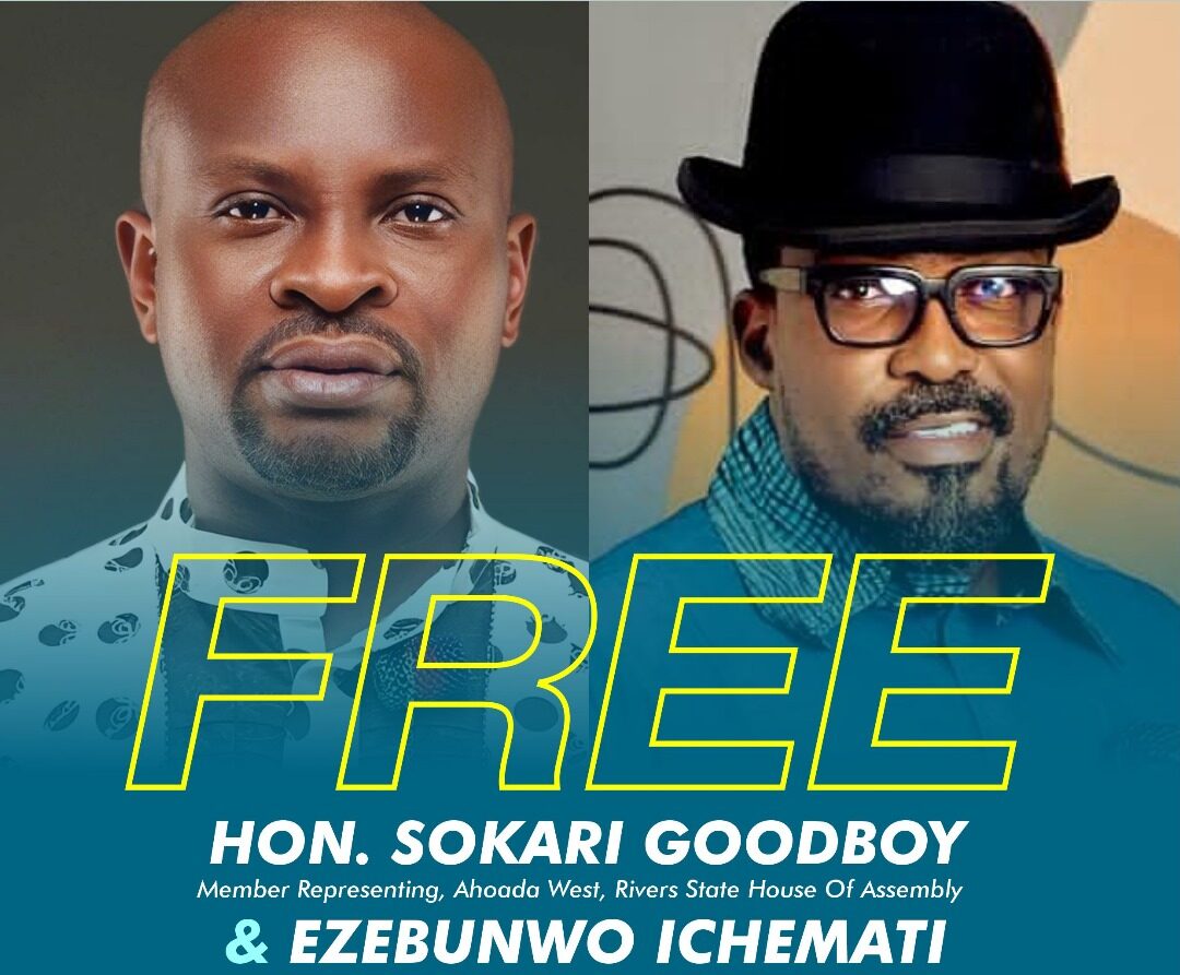 PDP condemns arrest of Rivers lawmaker Sokari Goodboy and Ezebunwo Ichemati alleged to be loyalists of Gov. Siminalayi Fubara in Abuja.