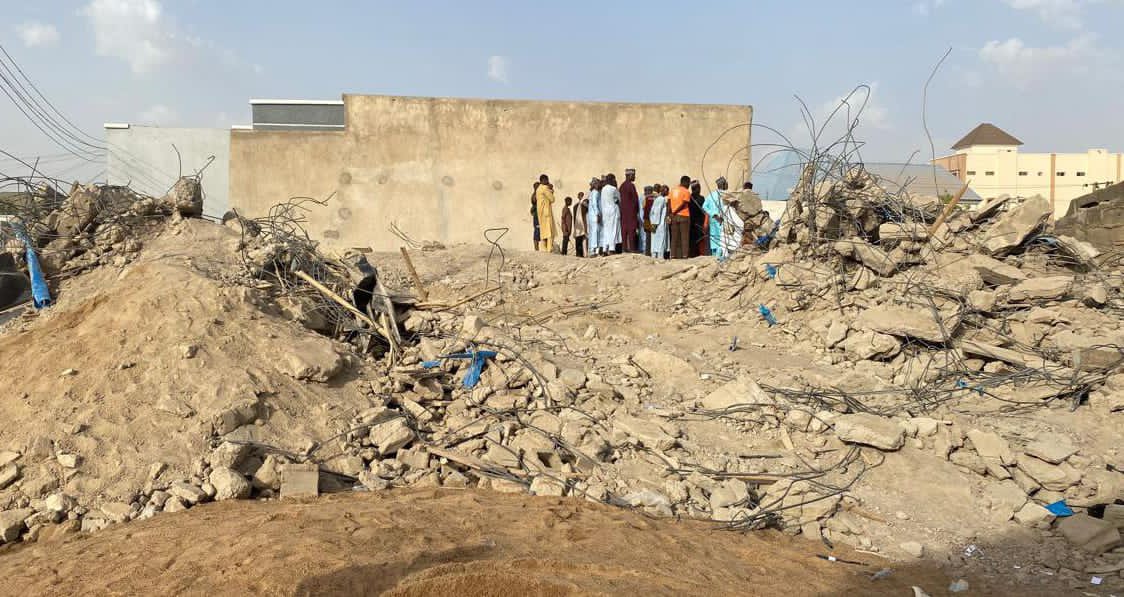 Police arrest owner of collapsed building that killed three persons in Kuntau area of Gwale Local Government Kano,