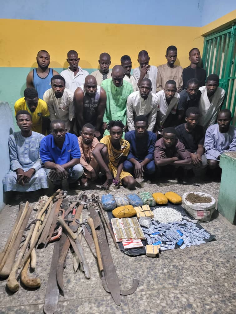 Police arrest over 54 hoodlums allegedly recruited to disrupt the historic Daushe Dubar, held to celebrate Eid-El-Fitr in Kano