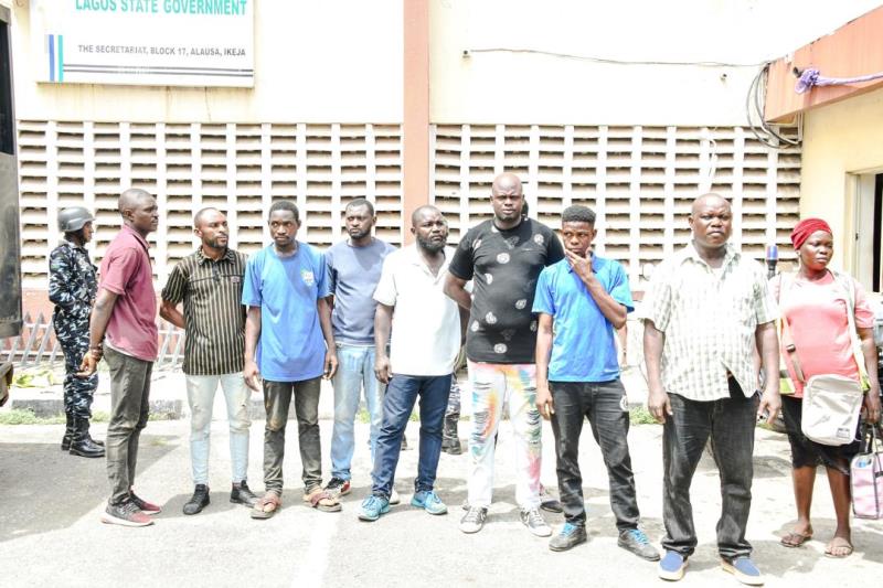 Lagos arrests 10 fake MOT enforcement officials