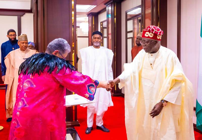 What Tinubu said when he received letters of credence from newly appointed ambassadors