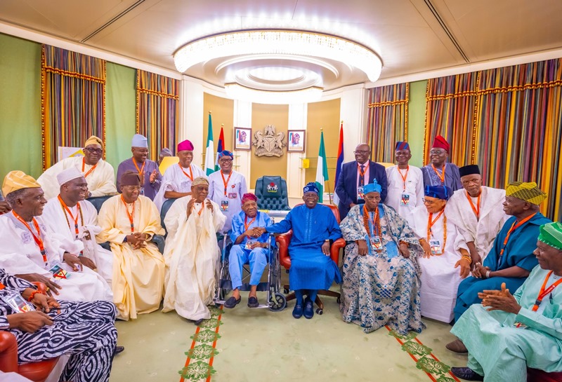 Whst Tinubu told Afenifere leaders when they visited him in Abuja