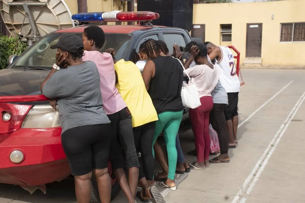 The FCT Command of NSCDC intercepts 10 Ondo indigenes allegedly being sponsored abroad for illegal migration at Zuba motor park in Abuja.