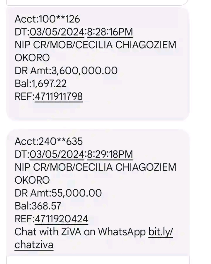 Nollywood actress Shan George raises alarm over fraudulent withdrawal of N3.6m savings from her Zenith Bank account by one Cecilia Okoro