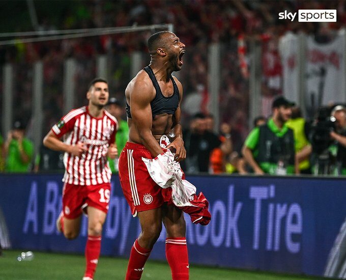 Olympiacos beat Fiorentina to win first European trophy in 99 years