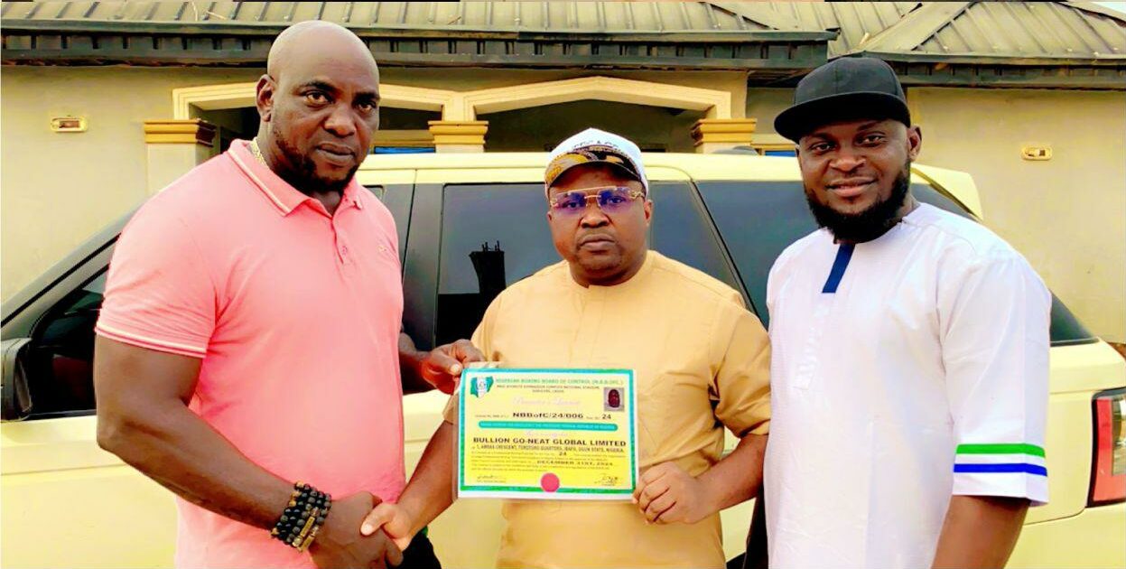 Nigerian Boxing Board of Control Grants Promotional License To Bullion Go-Neat Global Limited