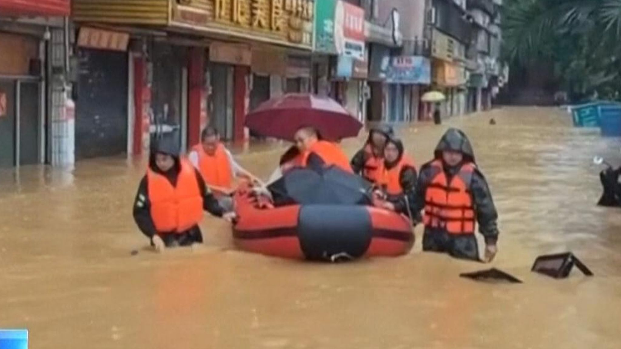 China renews yellow alert for rainstorms