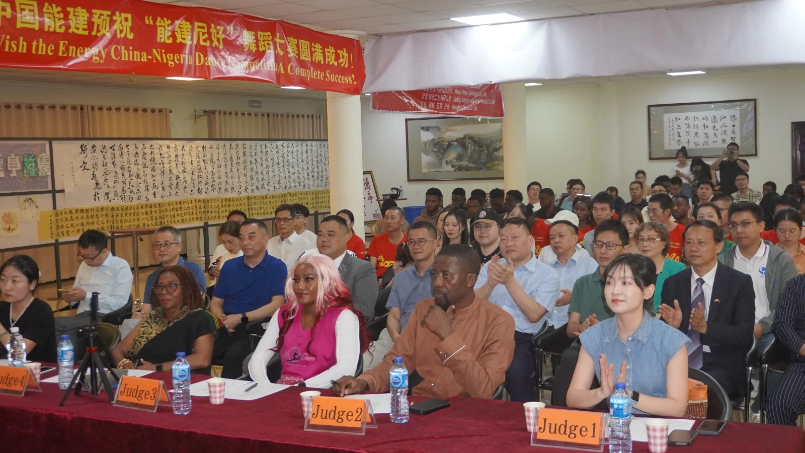 Participants at the Energy China-Nigeria Dance Competition Semi- Final in Abuja