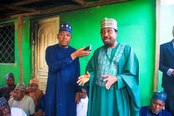Deputy Senate President Barau Jibrin visits Gadan village of Kano to commiserate with the people over deadly attack on their mosque.
