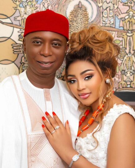 Happy 5years Anniversary to us baby . It has been a good and eventful 5years. And we are only just starting @regina.daniels