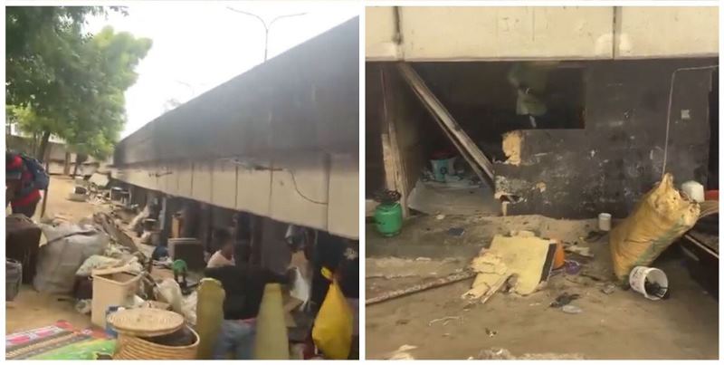 Lagos under bridge where tenants paid N250,000 rent annually uncovered