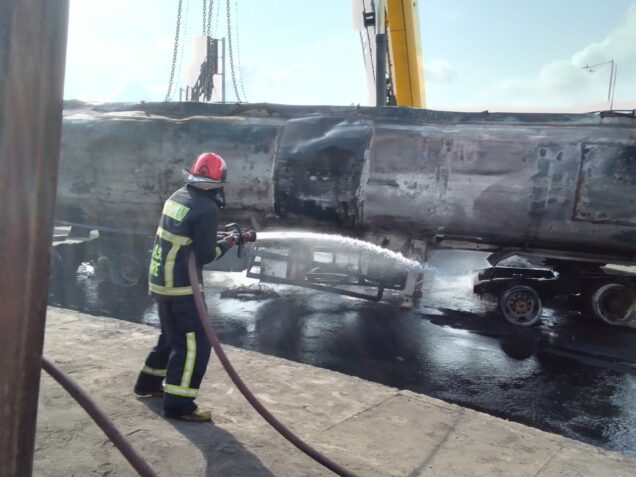 Lagos tanker fire