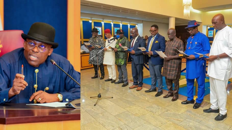 Rivers Governor, Siminalayi Fubara charges his eight new commissioners to keep culture of keeping accurate records of their dealings