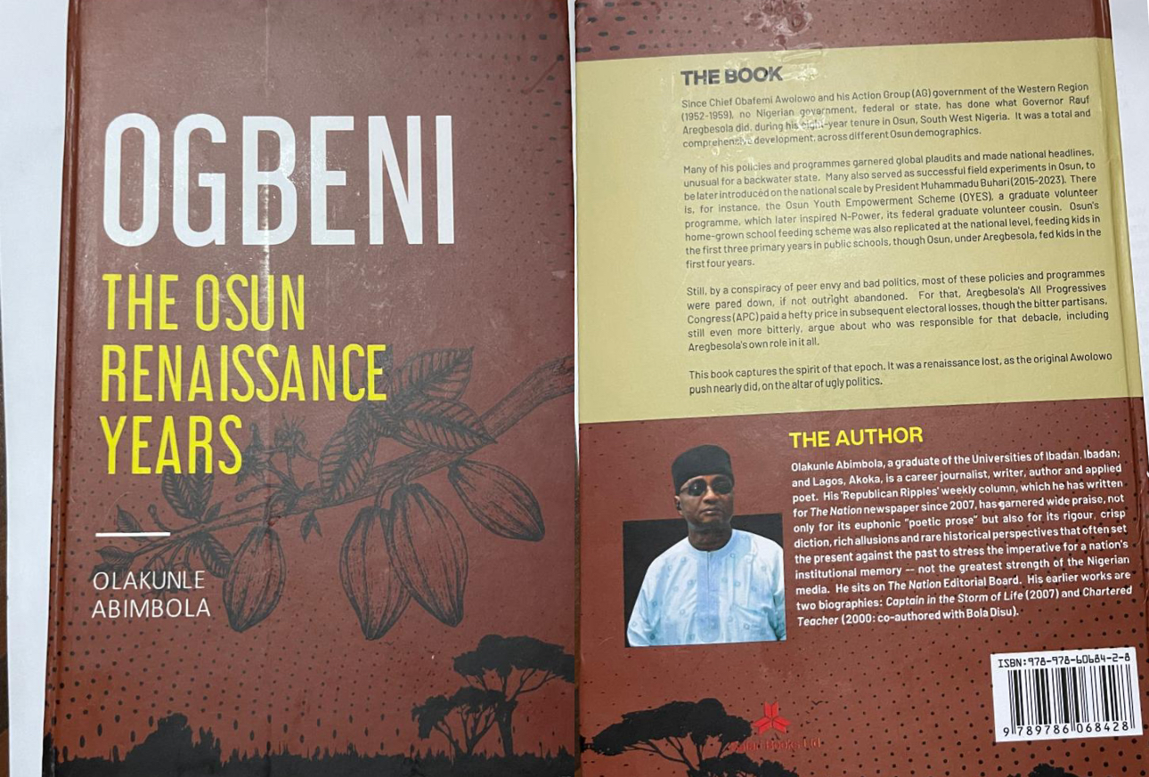 Nigerian columnist releases book on Aregbesola’s eight years in office