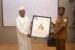 NDLEA boss Buba Marwa gives special promotion Francis Igonoh for winning 2024 ILEA Outstanding Operational Success Award.