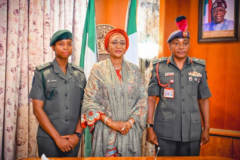Oluremi Tinubu told Owowoh, first female Nigerian graduate of UK's Military Academy 