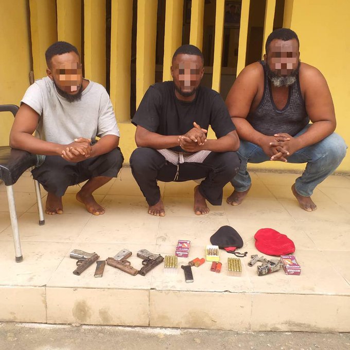 Three deadly robbers busted in Lagos with guns - P.M. News