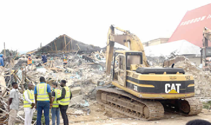 Two rescued from collapsed building in Abuja