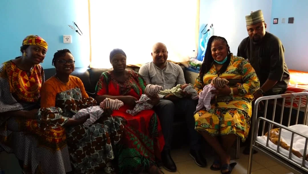 Couple cries out to Remi Tinubu for support to raise quadruplets