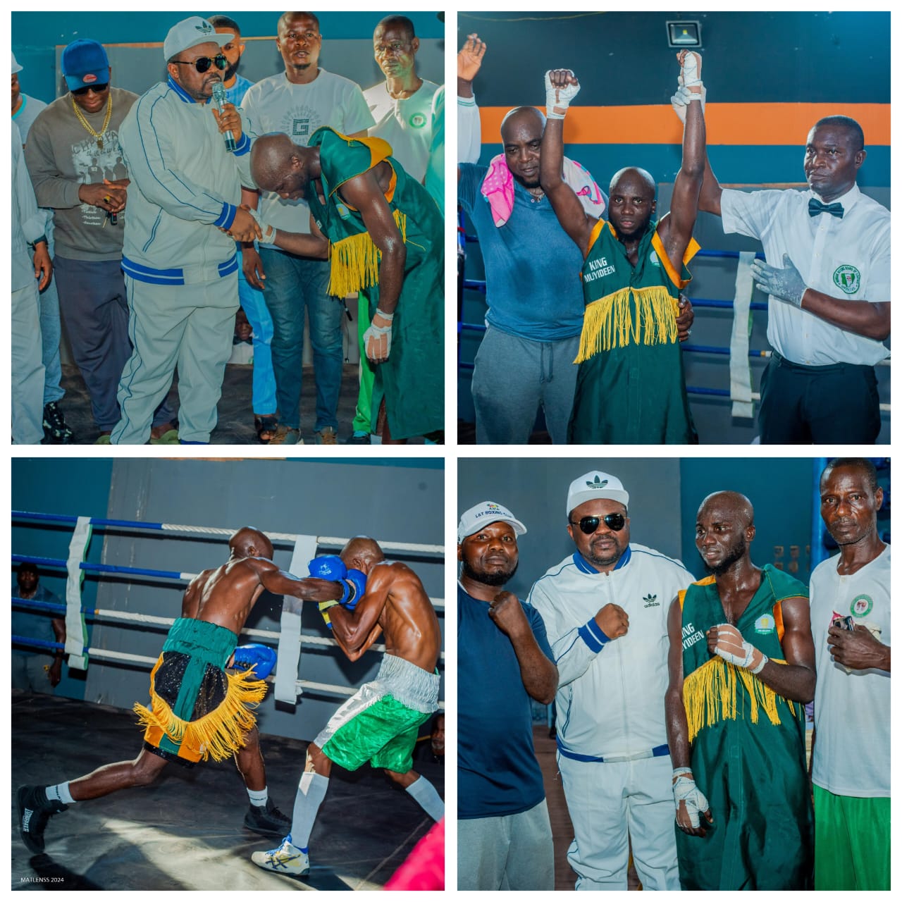 Bullion Boxing Promotional Limited celebrates as Muyideen Oyakojo trounces Kazeem Oliwo
