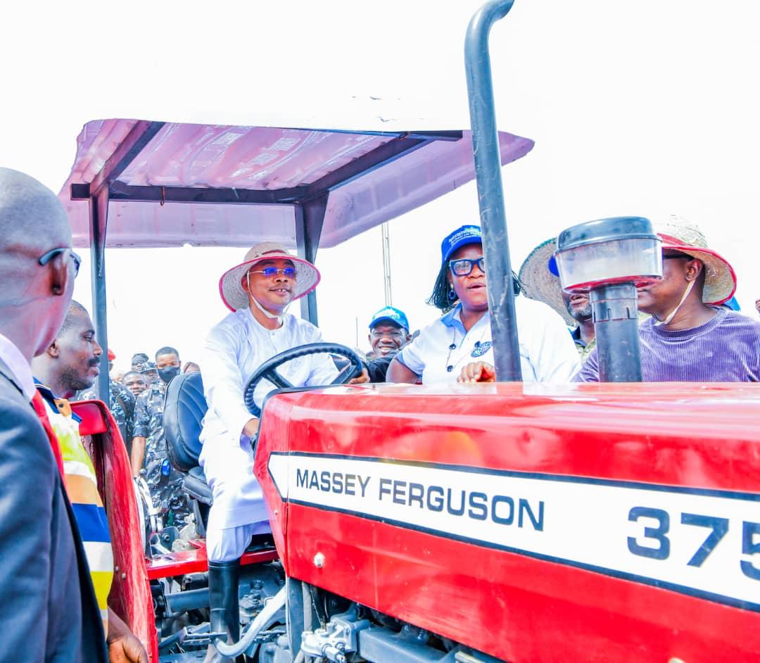 Kogi governor Ahmed Ododo flags off wet season farming with presentation of over 100 tractors to serve about 10,000 farmers across the state