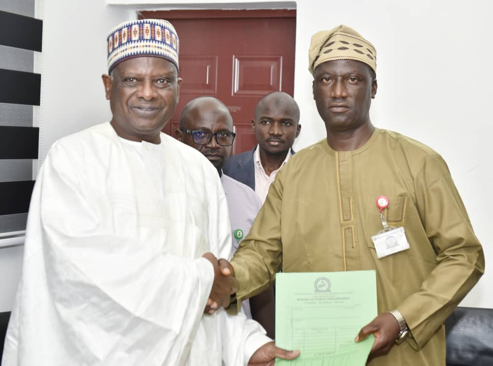 Barrister Olusegun Omotola takes over as the Acting Director General of the Bureau of Public Procurement, BPP from Mr. Mamman Ahmadu