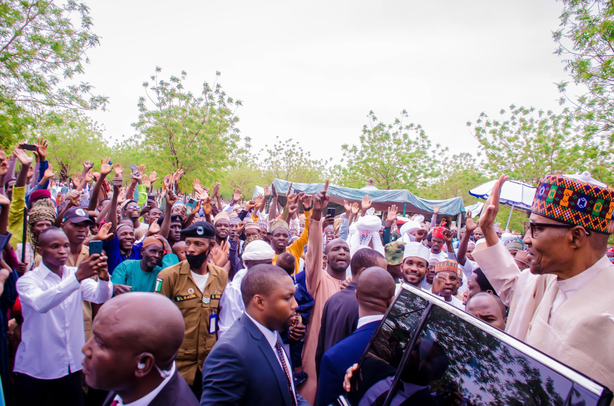 Former Nigerian President Muhammadu Buhari expresses concern about uncontrolled population growth in the country