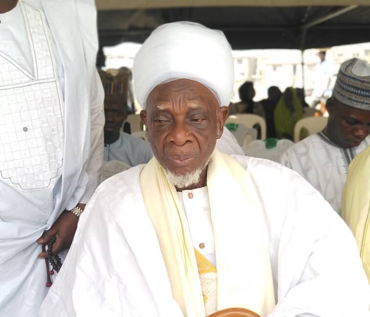 Grand Caliph for Faedat Tijaniyyah of Yoruba land, Edo and Delta States, HE Sheikh Muh'd Salis Alao Adenekan,