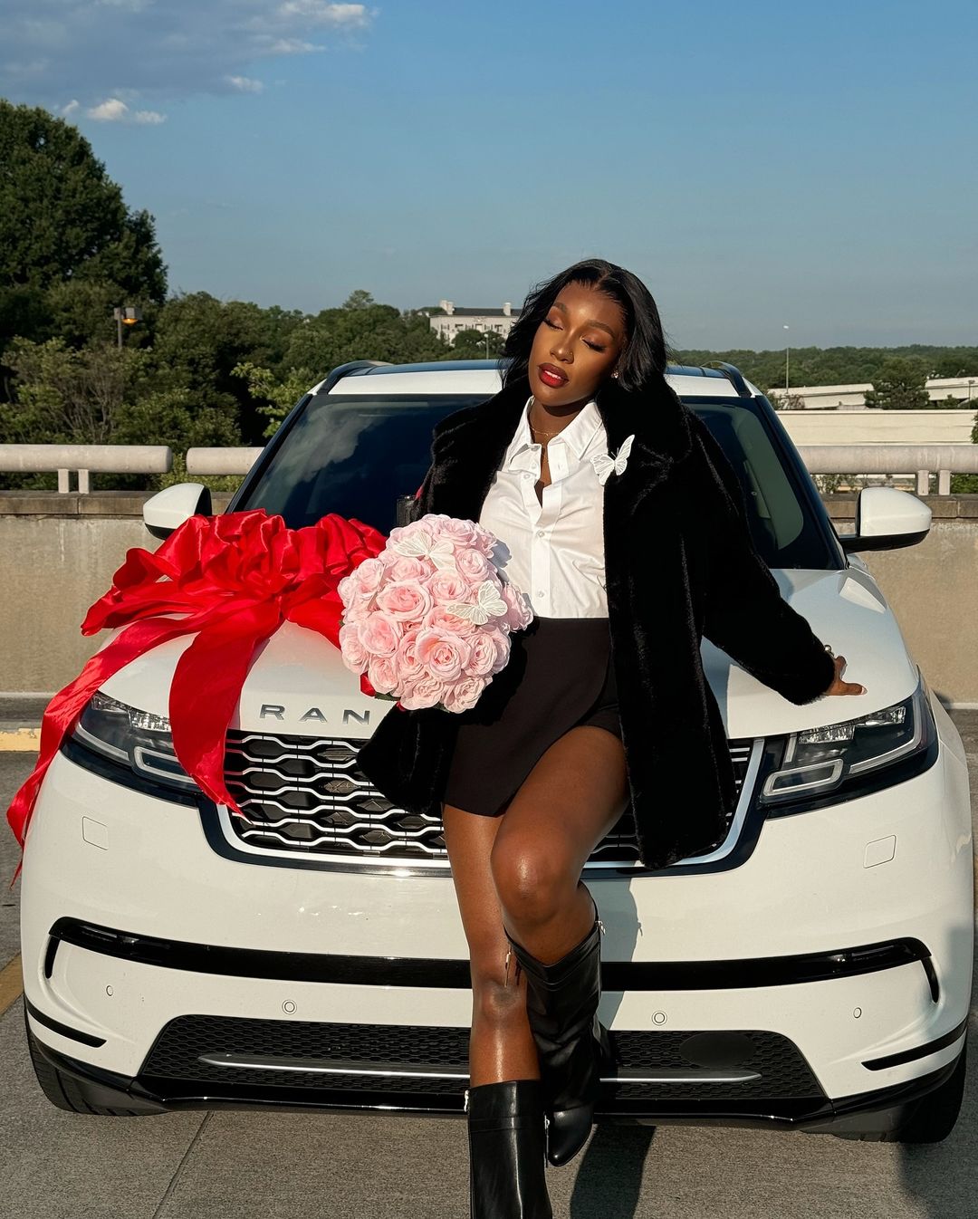 Paul Okoye Surprises Wife Ivy Ifeoma With Range Rover As Push T