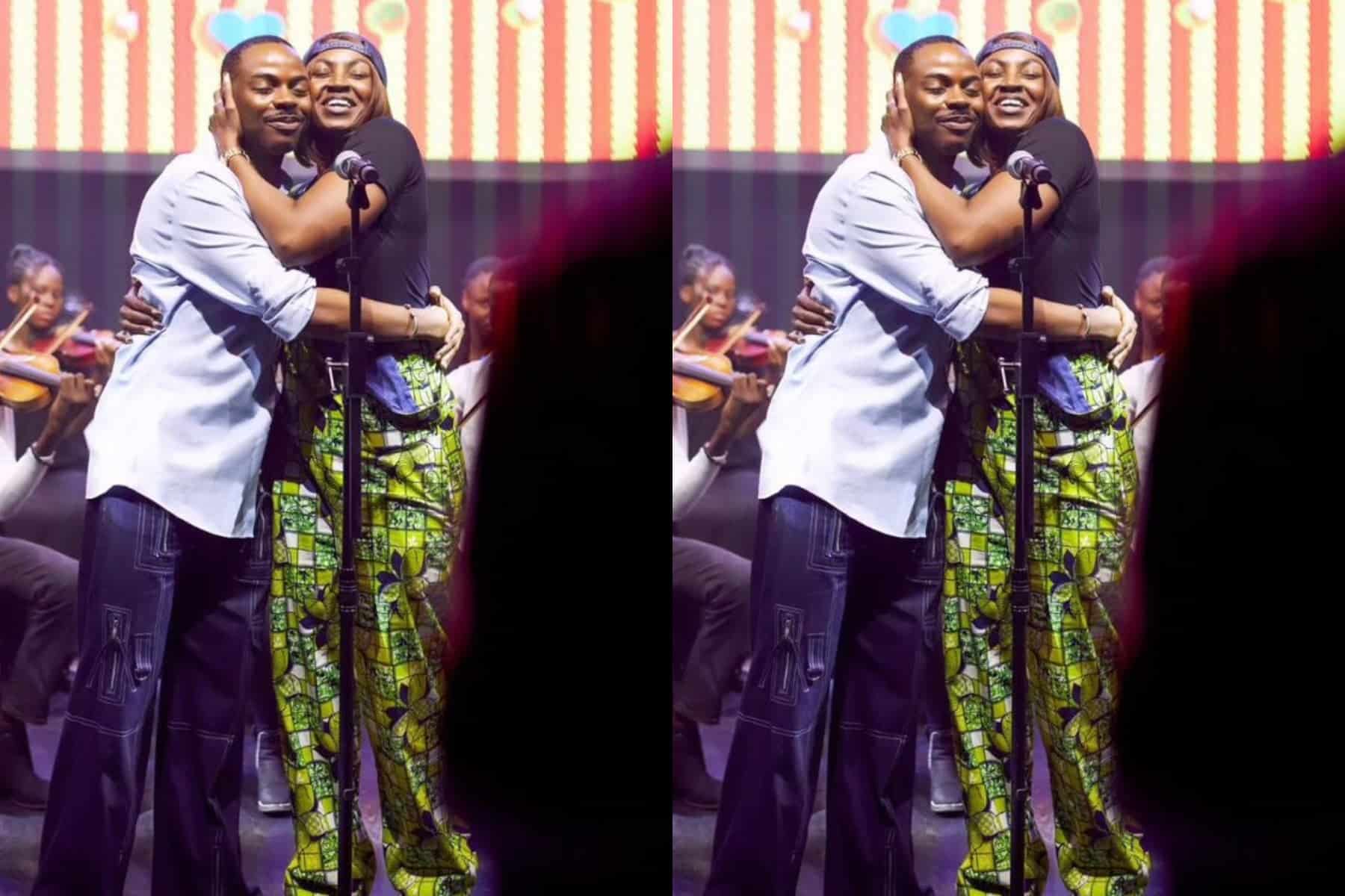 "Can’t imagine a world without you" - Enioluwa gushes over Kate Henshaw