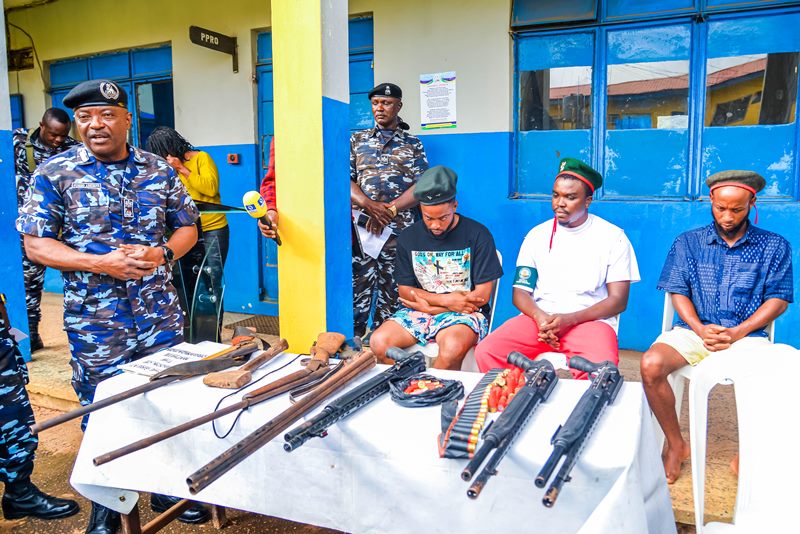 Suspended cultists arrested with deadly automatic pump action gun worth N700k in Edo