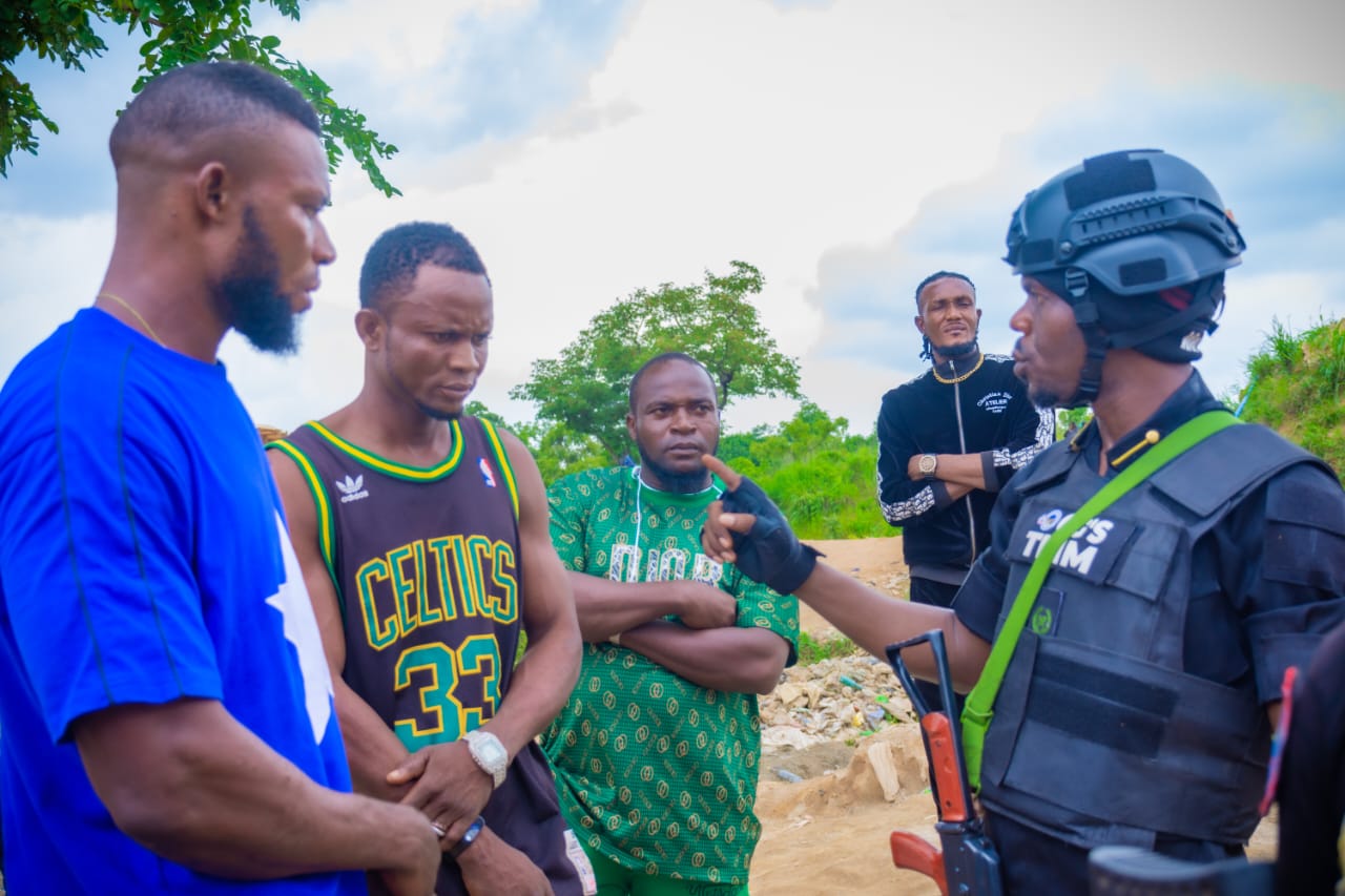 Seven suspects heading groups of illegal gold miners have been arrested in Iyeh Odogbe community, Isanlu town, Yagba East LG Kogi State.