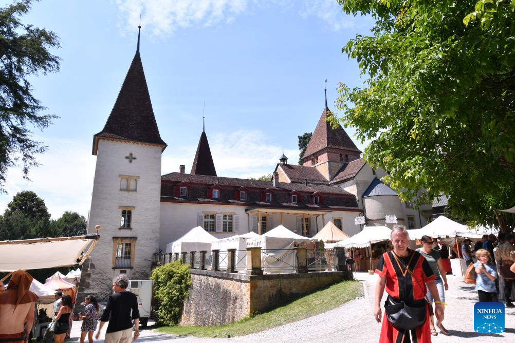 The 2024 Folk festival "Mittelalter-Spektakel" in Switzerland