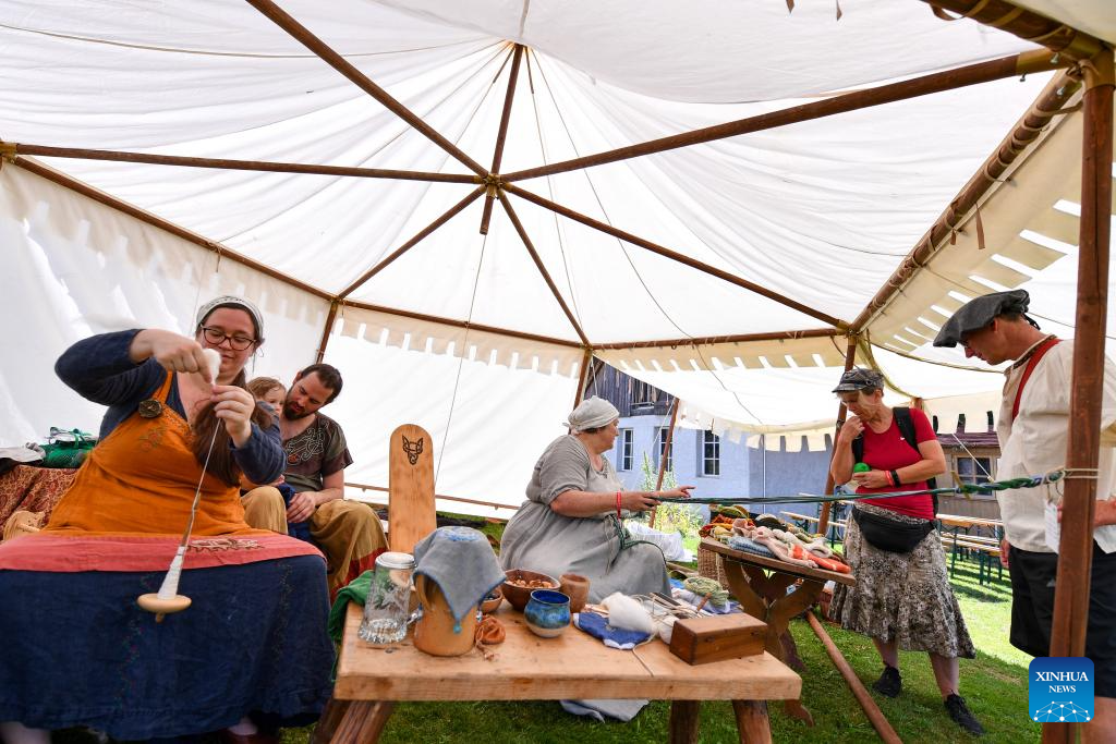 The 2024 Folk festival "Mittelalter-Spektakel" in Switzerland