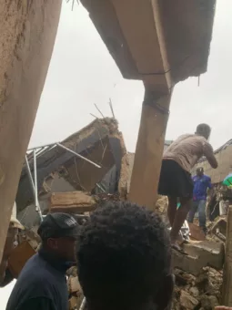 Mushin collapsed building