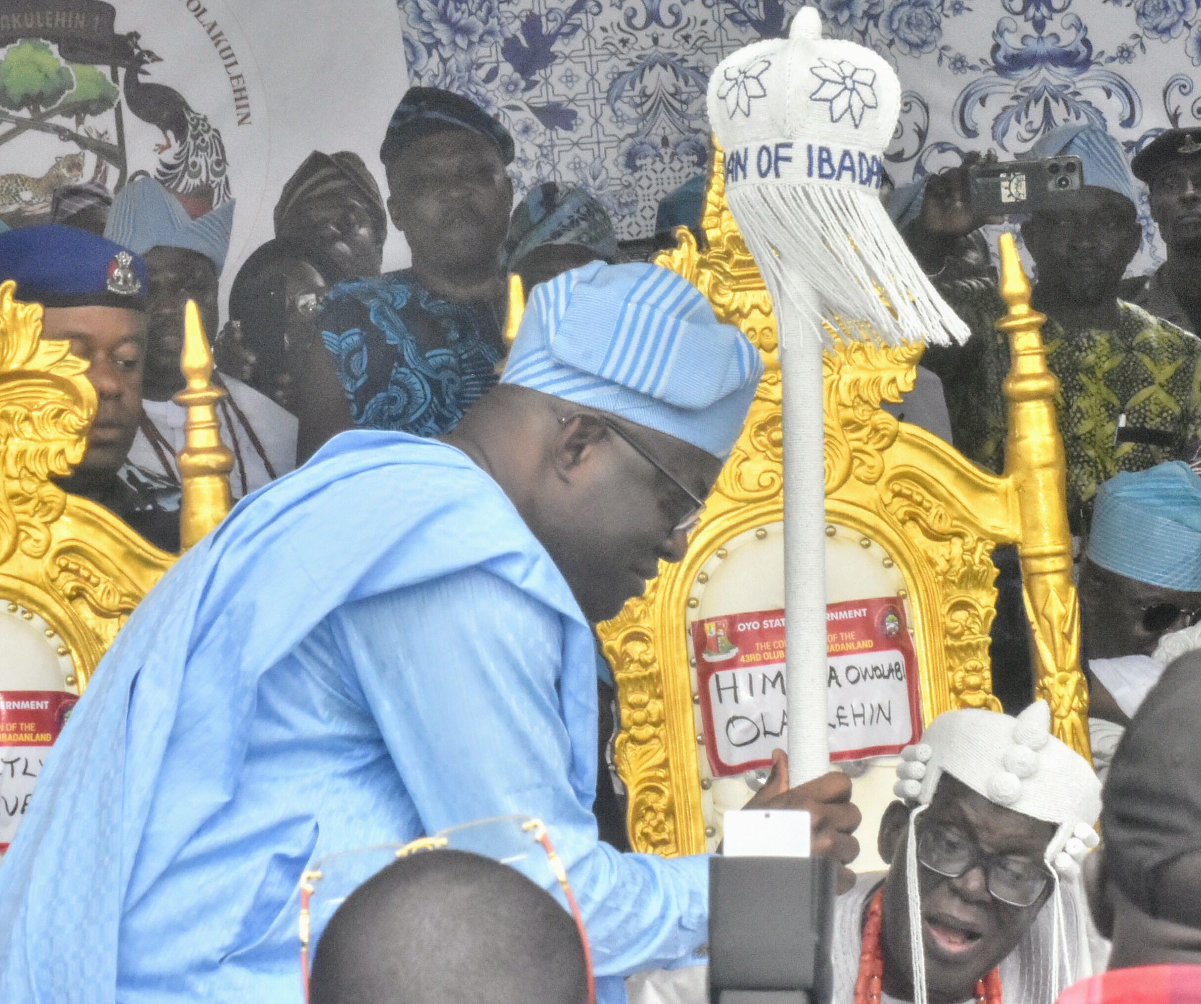 Oba Olakulehin crowned 43rd Olubadan