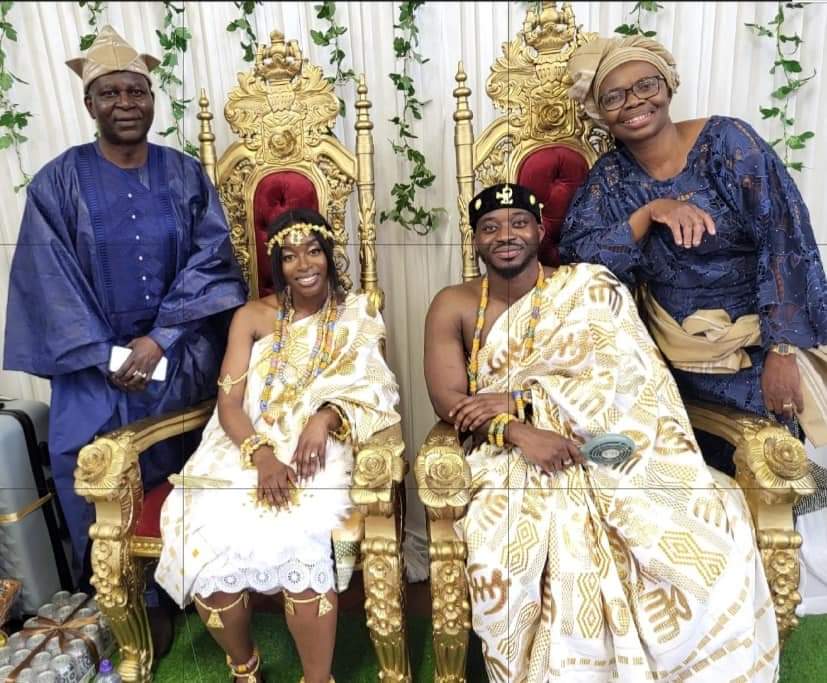 Former UK borough Young Mayor Olamide Akinropo weds Vanessa in London