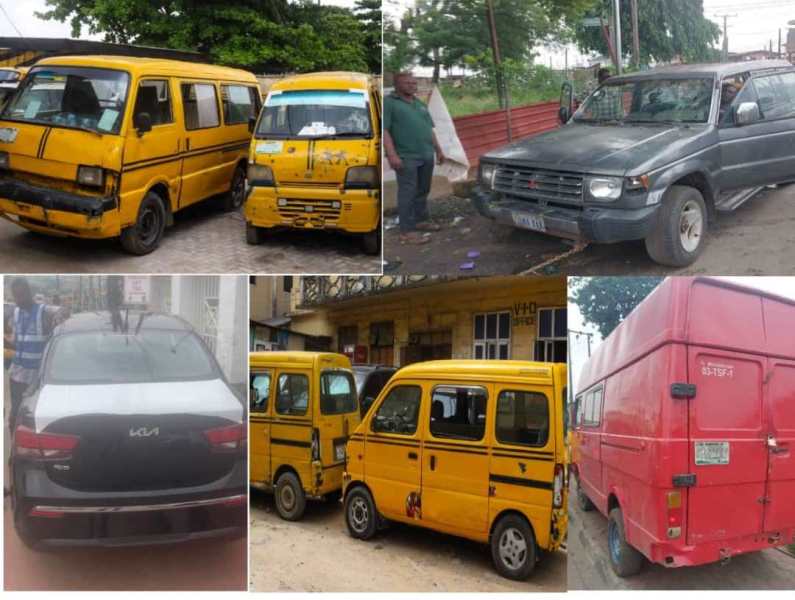 Lagos impounds 28 vehicles in massive crackdown on illegal parking