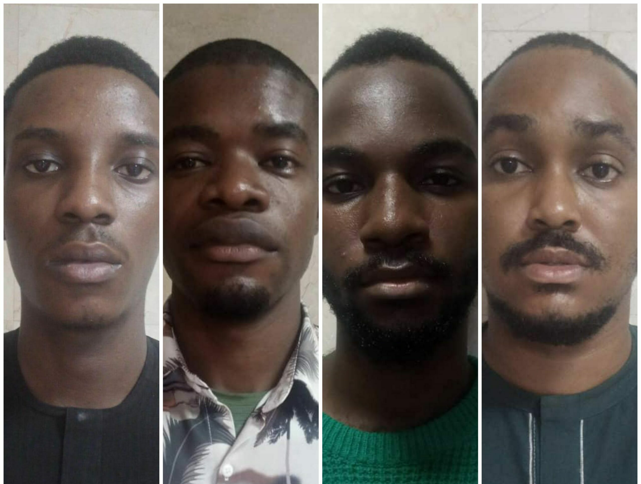 Court jails four internet fraudsters in Abuja after they pleaded guilty to one- count separate charges filed against them by EFCC