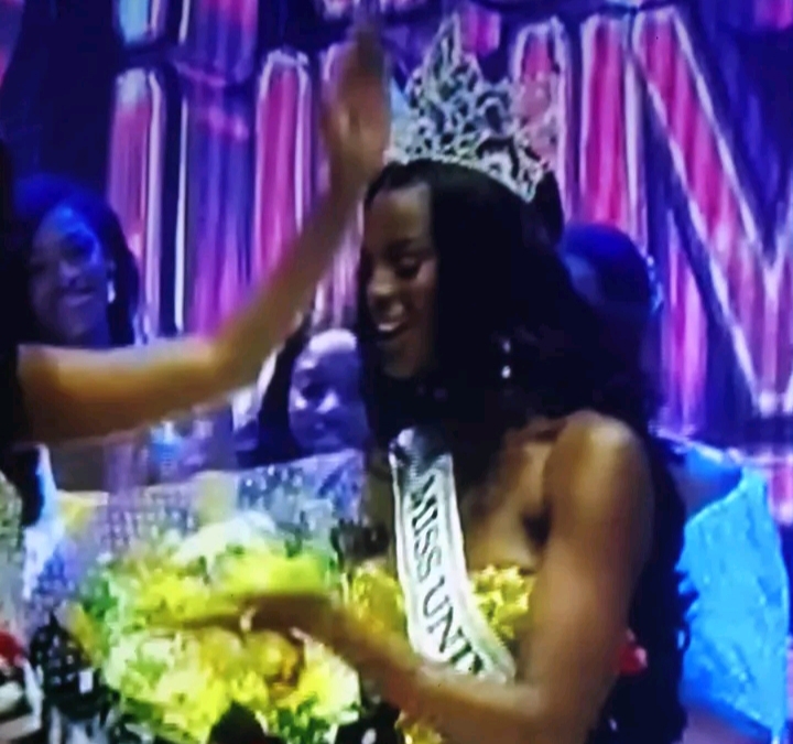 Chidinma Adetsina, the lady at the heart of the controversy that recently plagued the Miss South African Beauty Pageant has won Miss Universe Nigeria