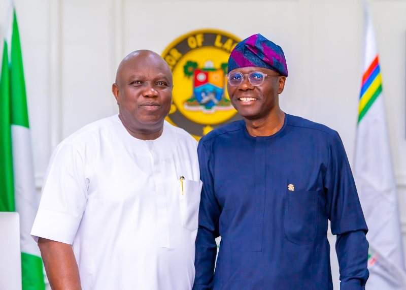 What transpired when Ambode visited Sanwo-Olu in Ikeja
