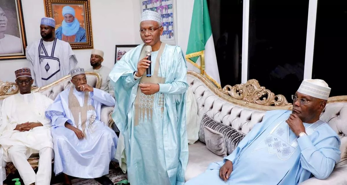 El-Rufai asking for Hafsat Atiku hand in marriage on behalf of the the family of Kashim Imam.