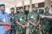 Gen. Christopher Musa, Chief of Defence Staff, service chiefs addressing State House correspondents after the National Security Council meeting on Monday.