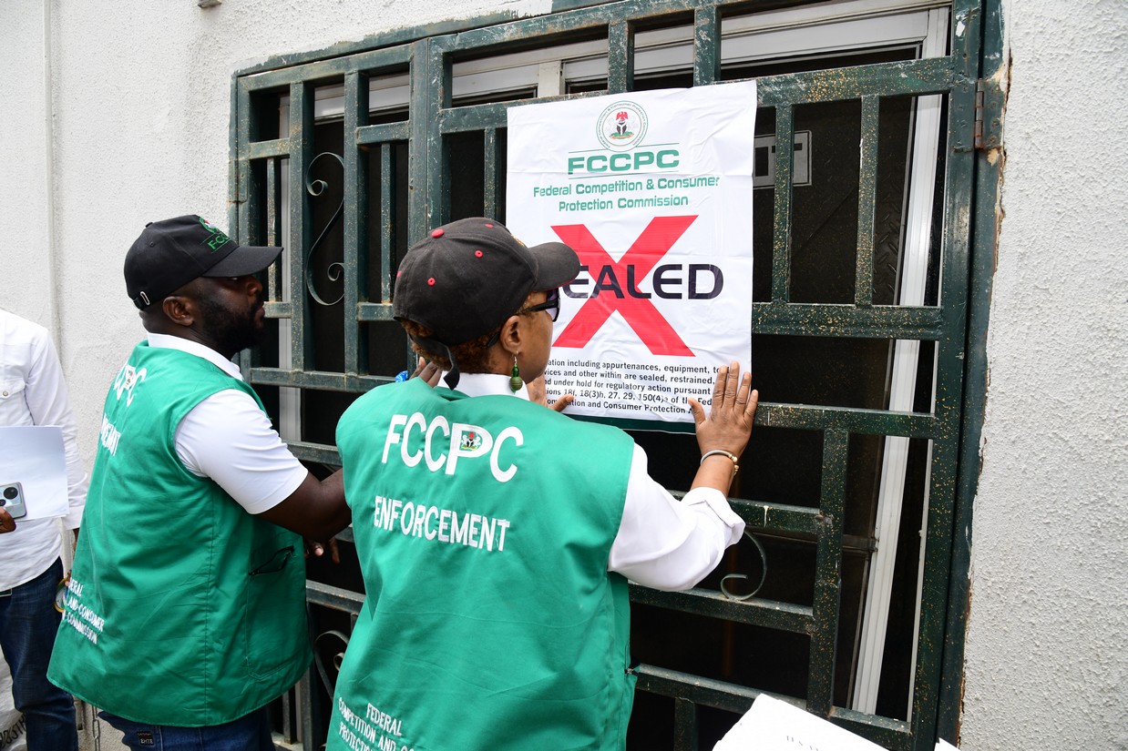 FCCPC seals water production company in Kubawa, FCT, Fabsi Table Water over alleged violations of consumer protection regulations