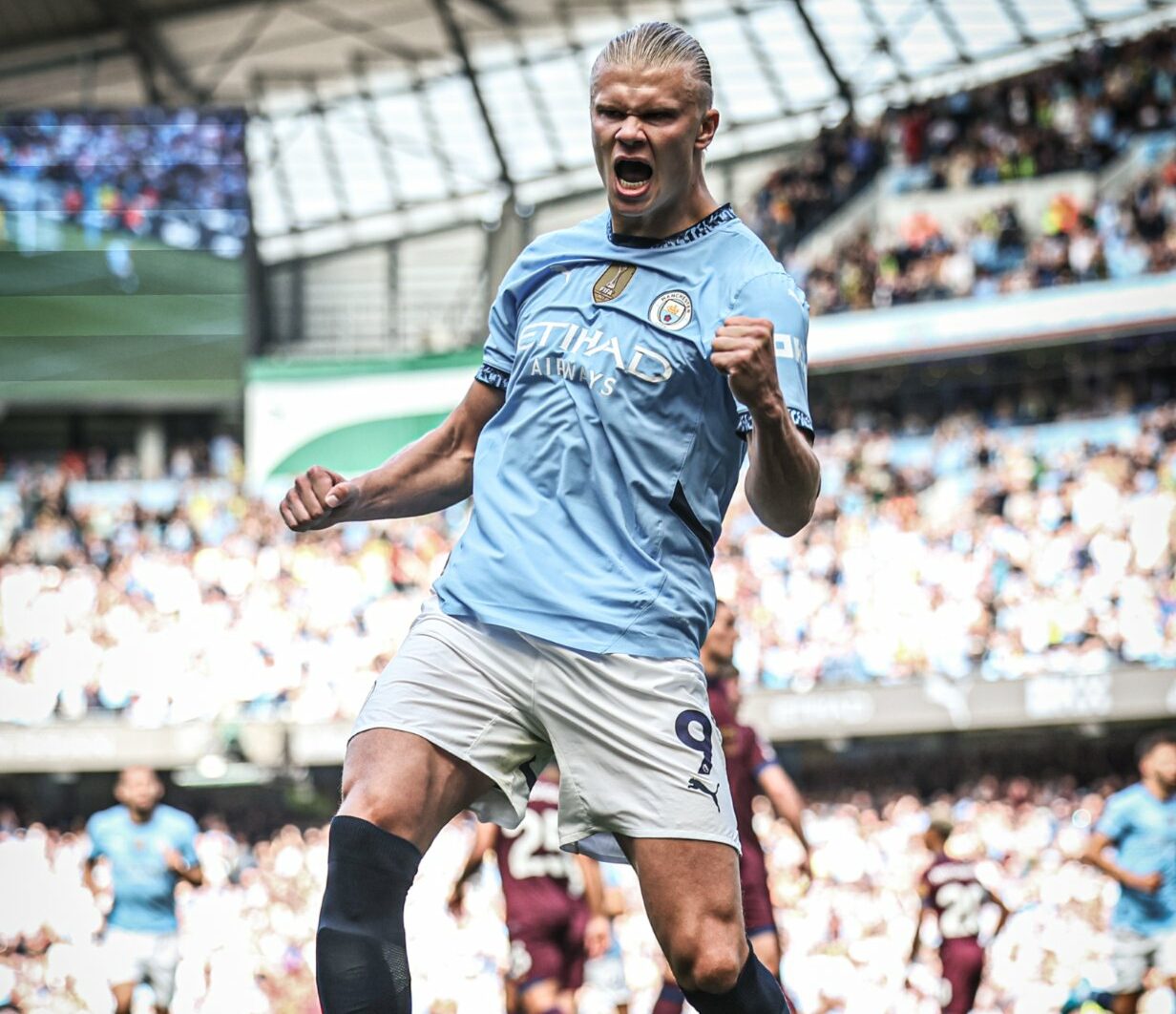 Incredible Haaland hits hat-trick as City demolish Ipswich