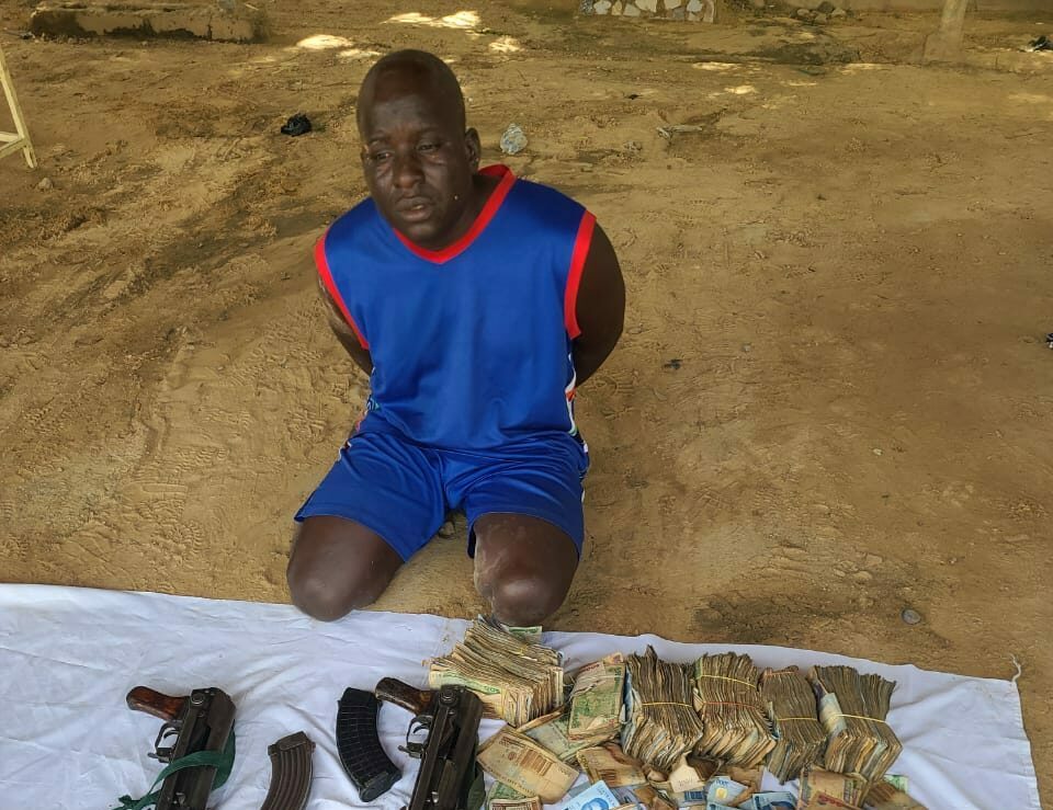 Police operatives arrest 35-year-old alleged notorious armed robber, Hassan Iliya, terrorizing communities in Kano and neighboring states.