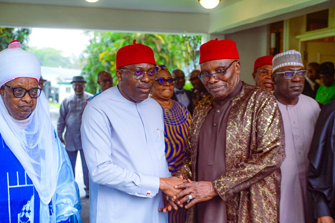 Rivers governor, Siminalayi Fubara assures 'scared' leaders of PDP that he has no plan to abandon the party, contrary to speculations