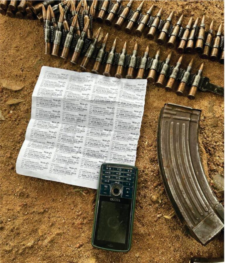 Troops of Nigerian Army kill one terrorist, recover four AK-47 magazines during on clearance operations in Kaduna State.